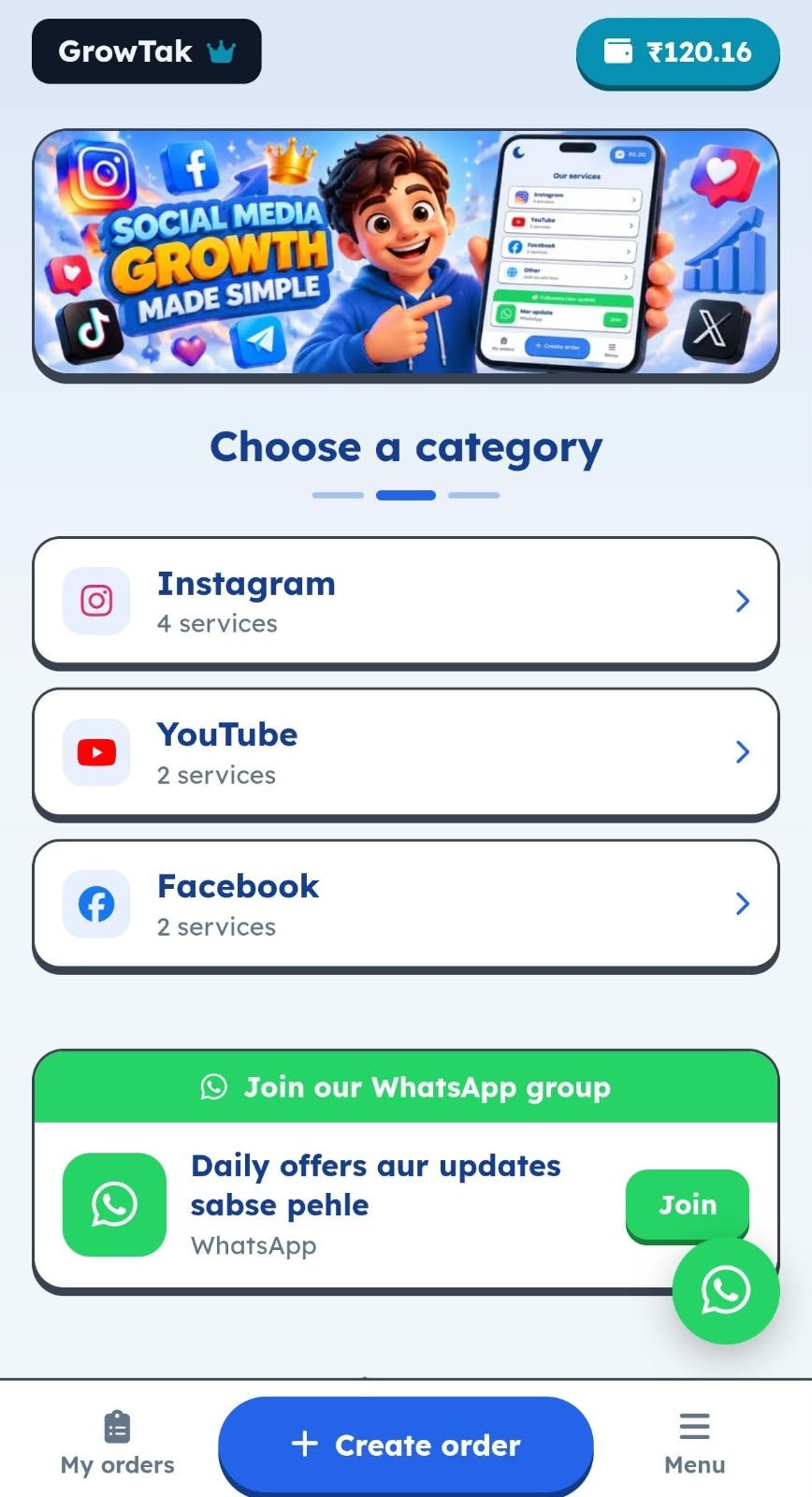 FamX Blue theme variant